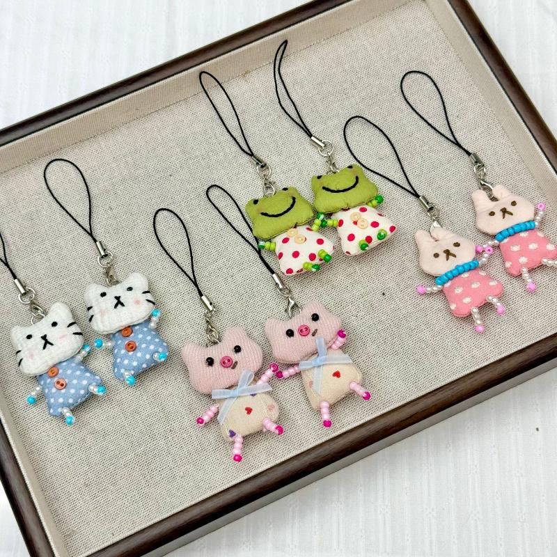 Women'S Young Bags - 귀여운 개구리, 돼지, 고양이 모양의 펜던트