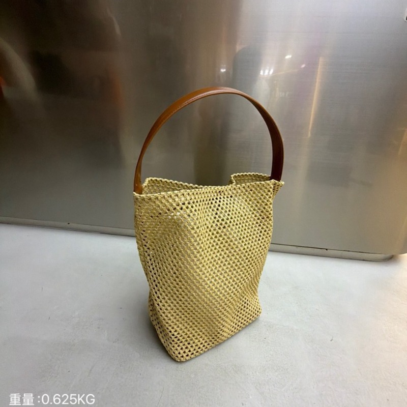 Women'S Raffia Bags - 2026 새로운 대비색 라피아 직조 가방