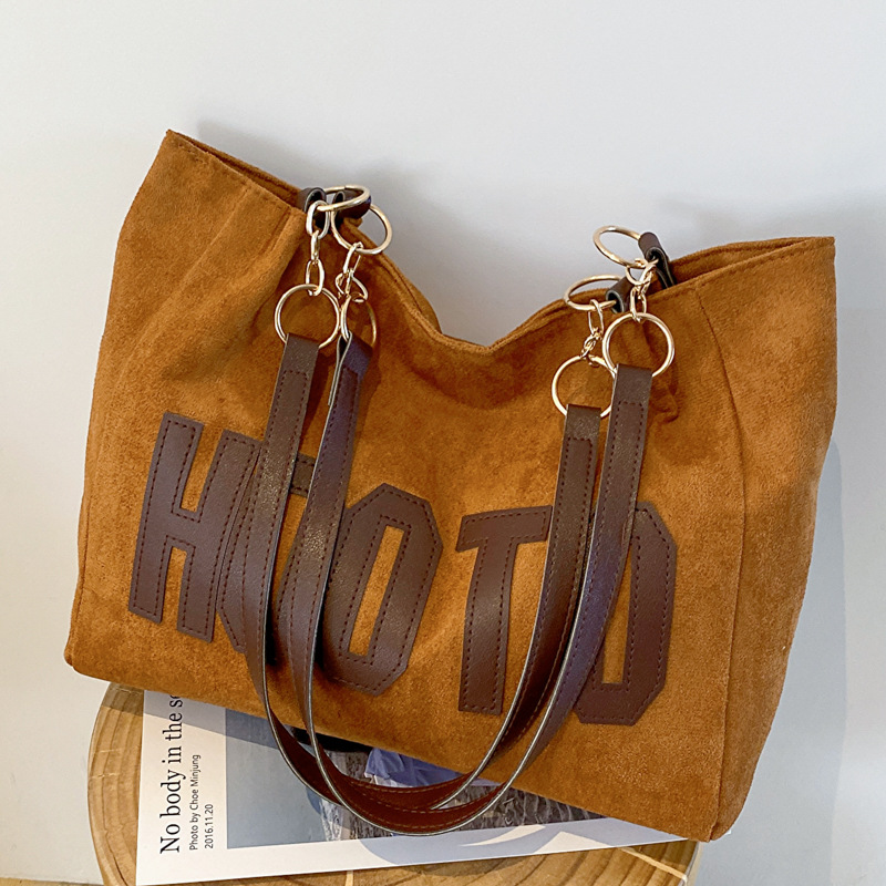 솔리드 컬러 숄더백, 트렌디한 편지 토트 백, 여성용  - Women Hand Bags For Office 리뷰 및 가격