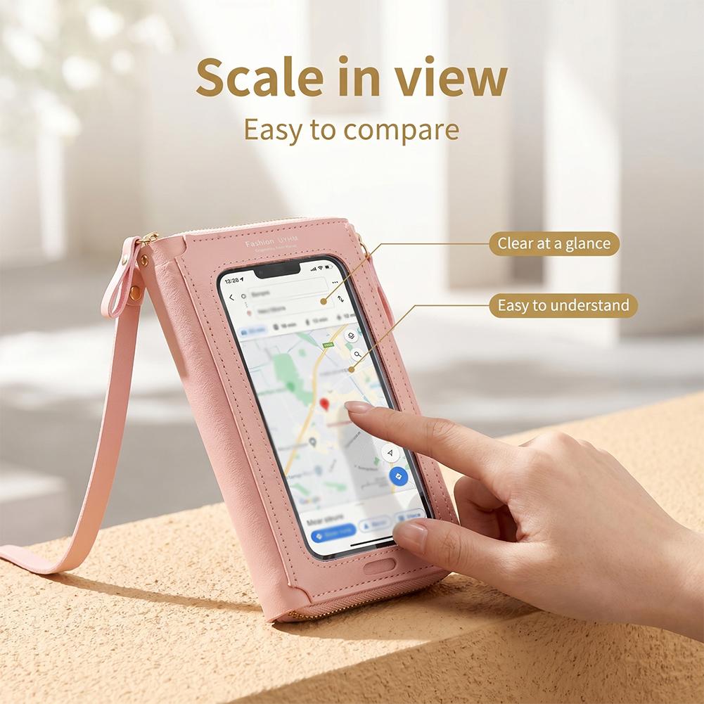 여성 가방 부드러운 가죽 지갑 터치스크린 휴대폰 지갑  - Women'S Bags Handbags 리뷰 및 가격