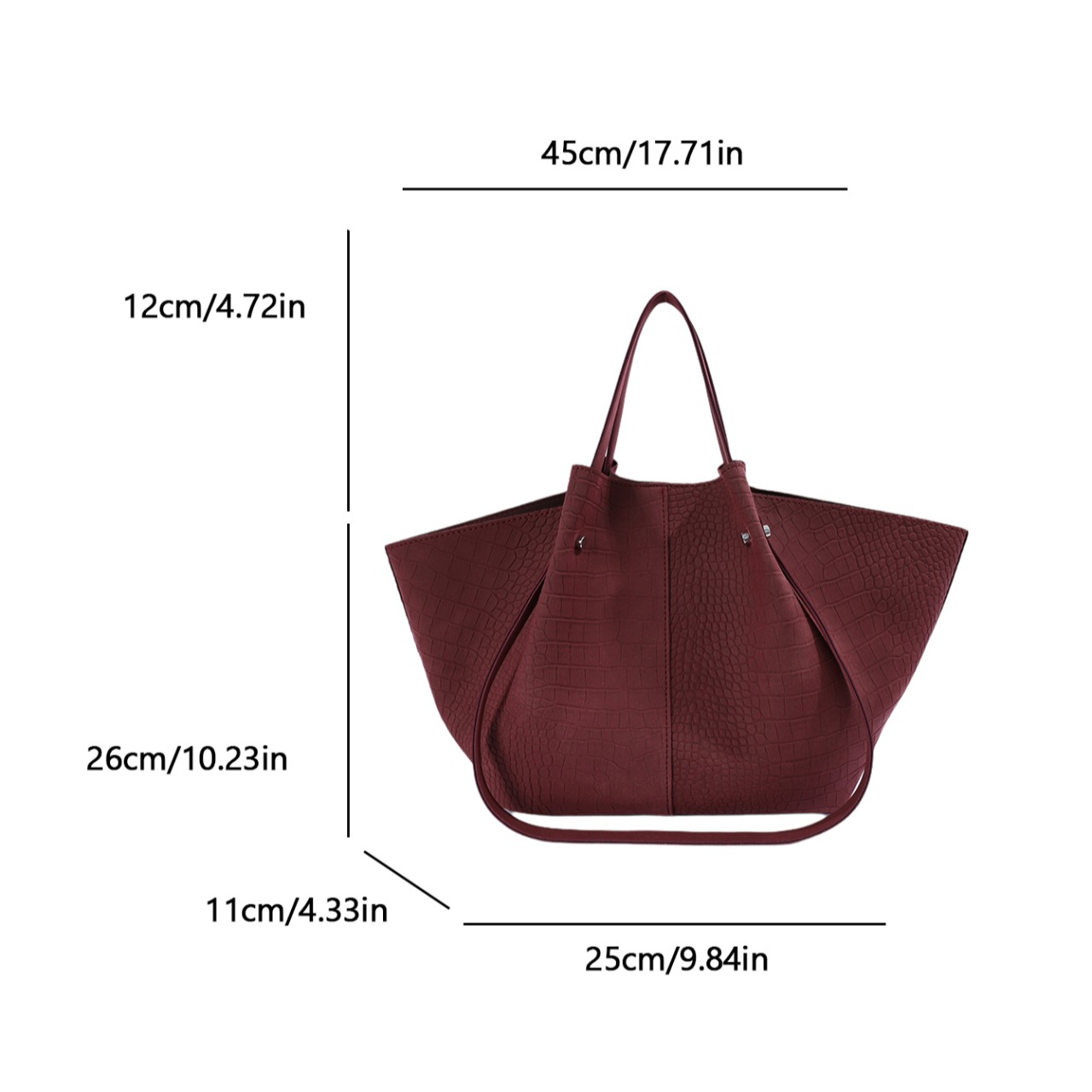 여성을 위한 고급스러운 악어 무늬 가죽 토트백, 디자이 - Women Bags On Sale 리뷰 및 가격